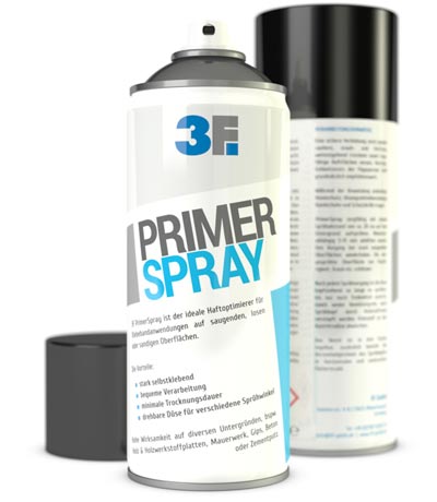 Primer Spray für Klebebänder, Sprühkleber bedruckt